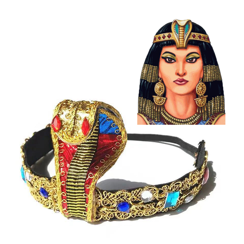 Women Accessories Egypt - Chluba w kształcie węża kleopatra stroik