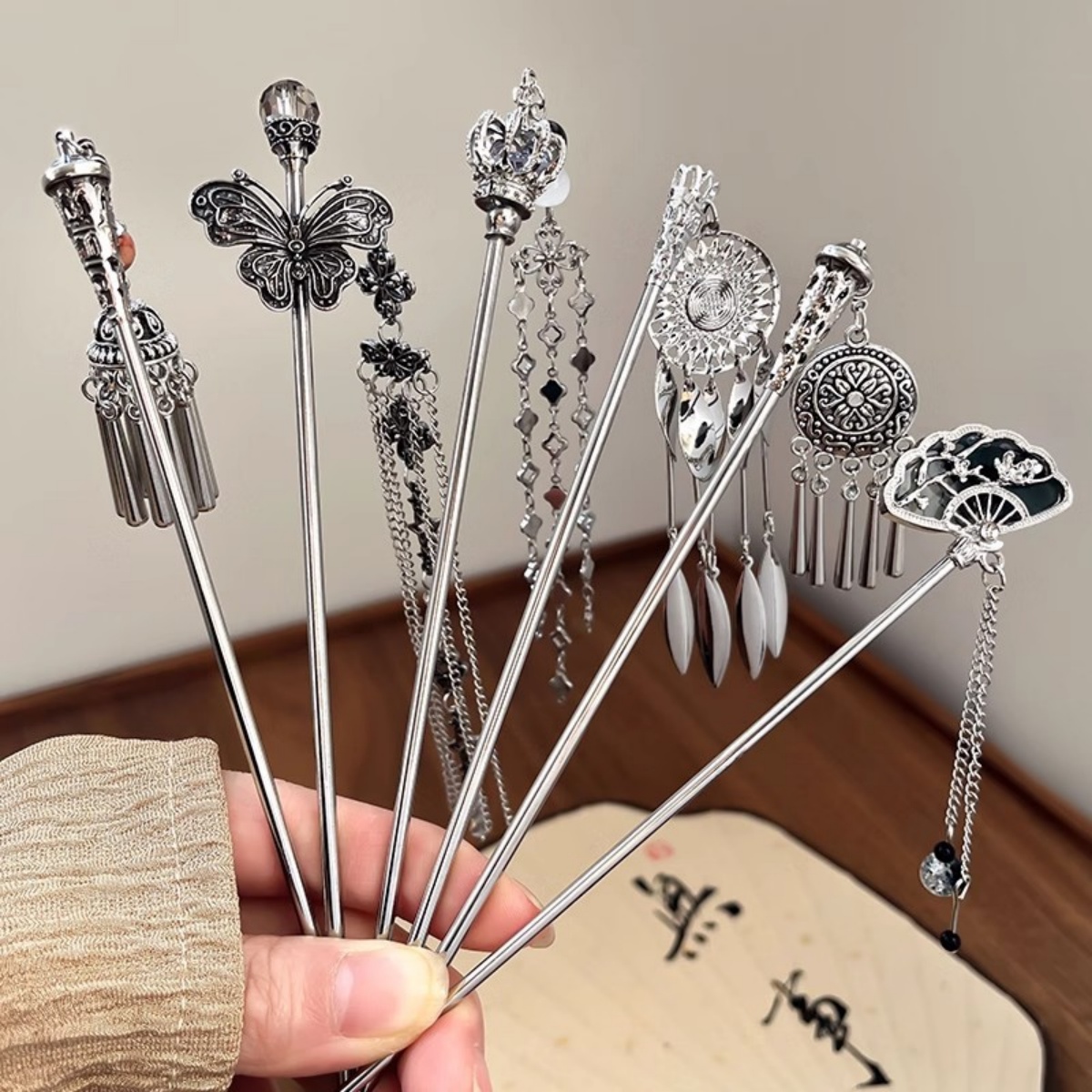 Pearl Hair Pin - Elegancka damska spinka do włosów Antyczne