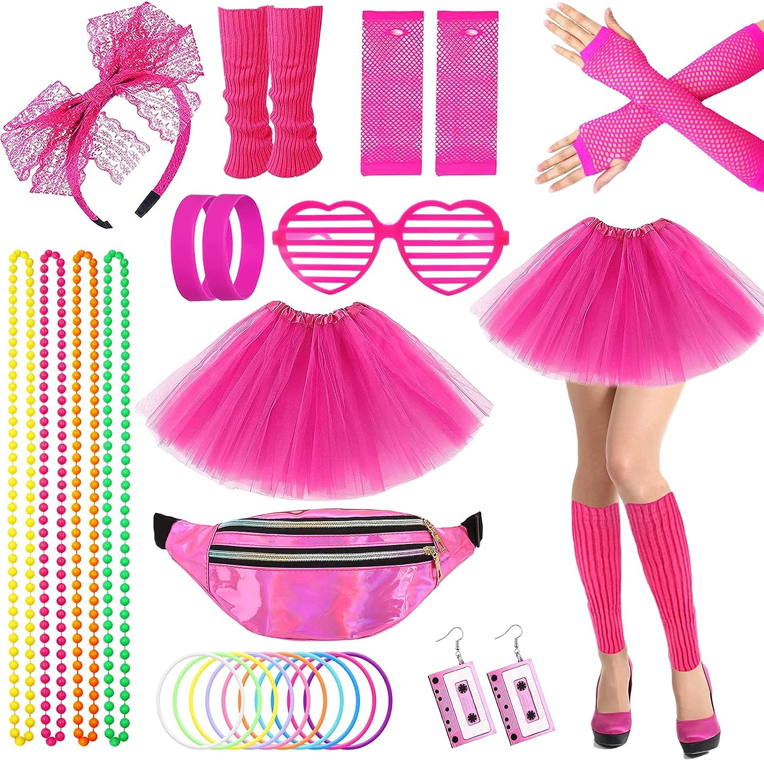 Women'S Accessories In The 80S - Kostiumy imprezowe z lat 80. Akcesoria