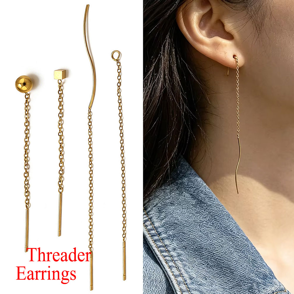 Women'S Ear Accessories - 10 szt. Długie kolczyki ze stali
