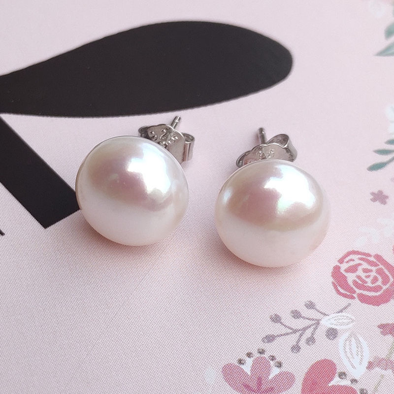 Statement Earrings Oversized - 10-13mm duże kolczyki z pereł prawdziwe