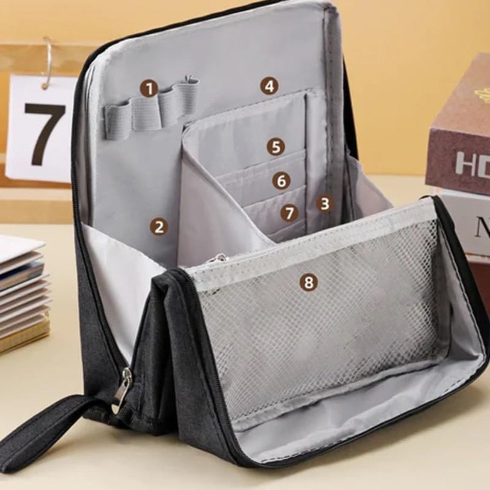 Women Accessories Pouch - Przenośna kosmetyczka z tkaniny Oxford, wodoodporna,