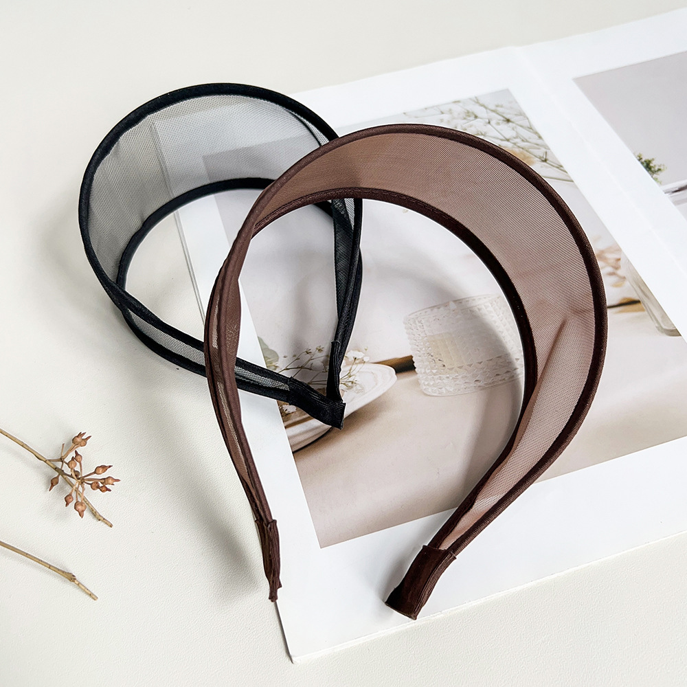 Women Accessories Business - Oddychająca opaska na głowę, ażurowa szeroka