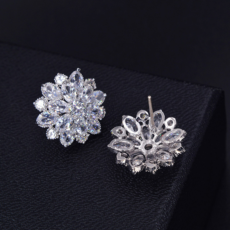 Duże kwiatowe laboratorium dia – Statement Earrings Oversized recenzja i cena