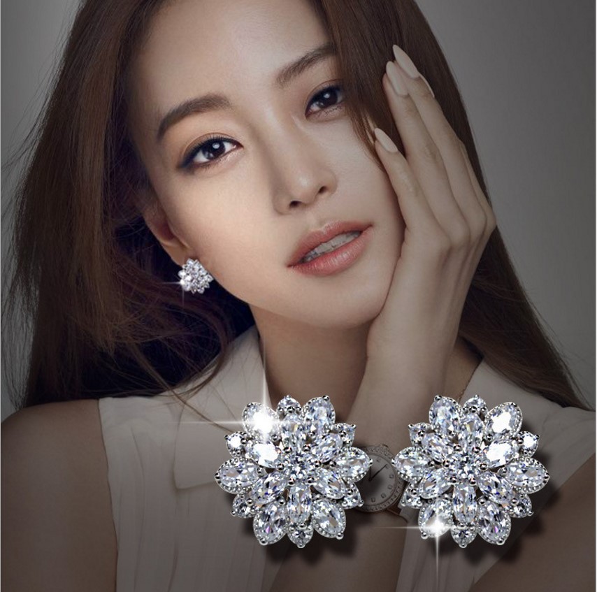 Duże kwiatowe laboratorium dia – Statement Earrings Oversized recenzja i cena