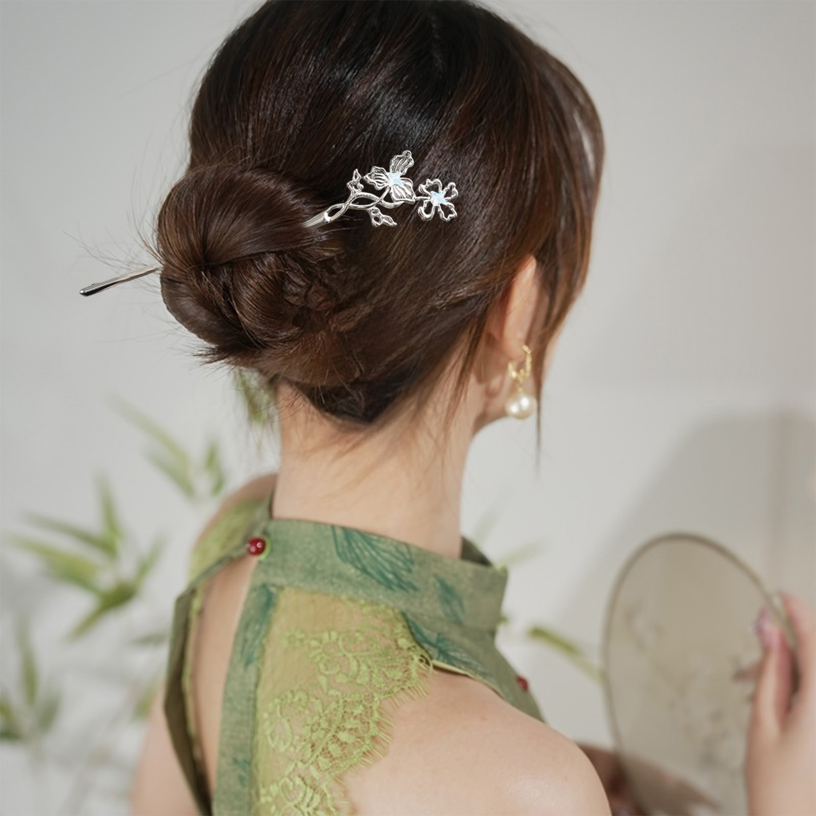 Srebrne Aluminiowe Wsuwki do W – Pearl Hair Pin recenzja i cena