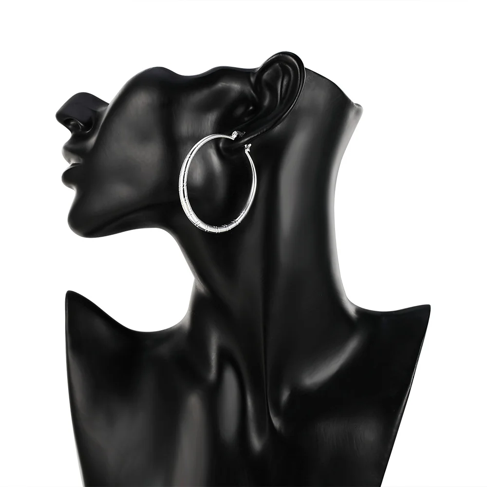 Duże kolczyki koła ze srebra p – Statement Earrings Oversized recenzja i cena