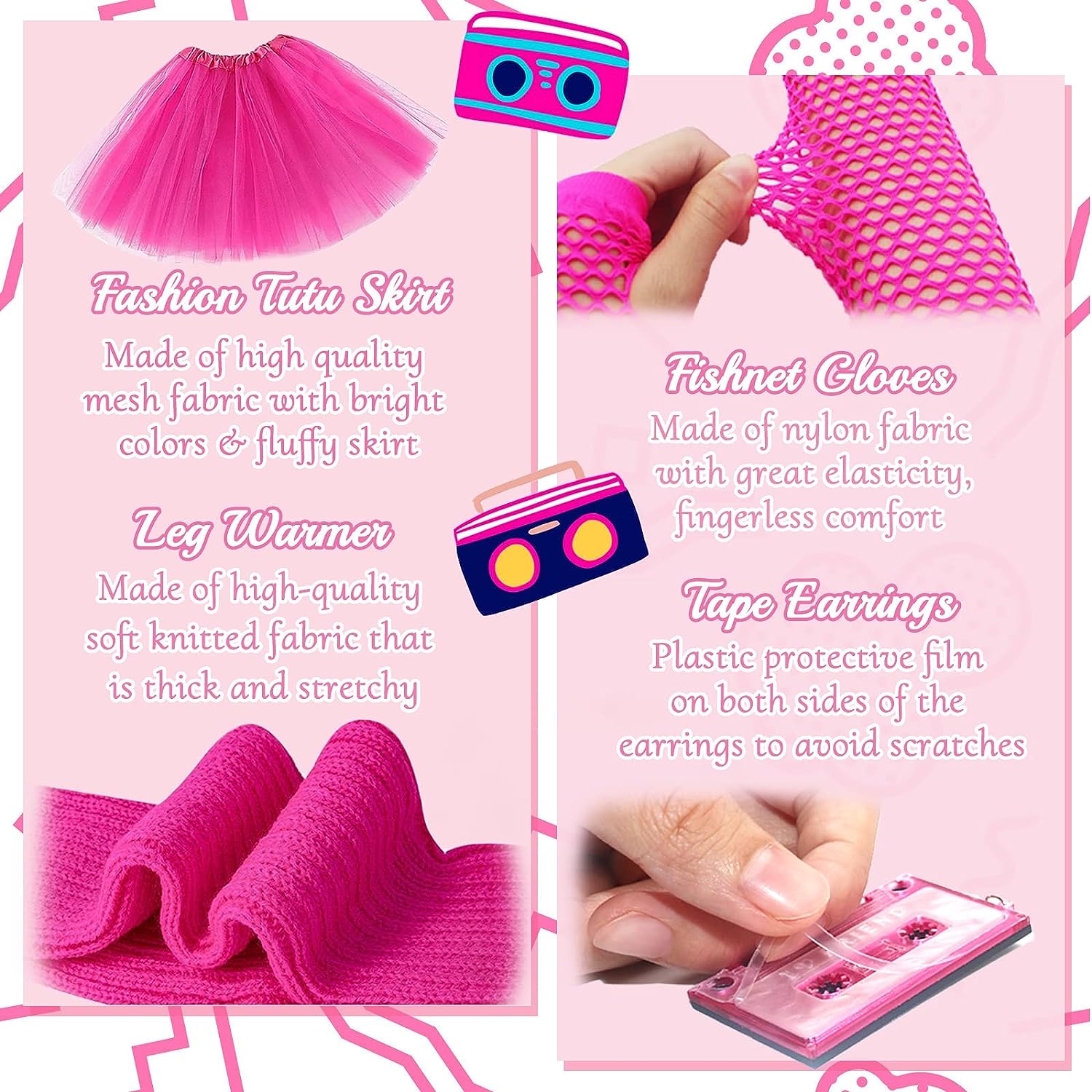 Kostiumy imprezowe z lat 80. A – Women'S Accessories In The 80S recenzja i cena