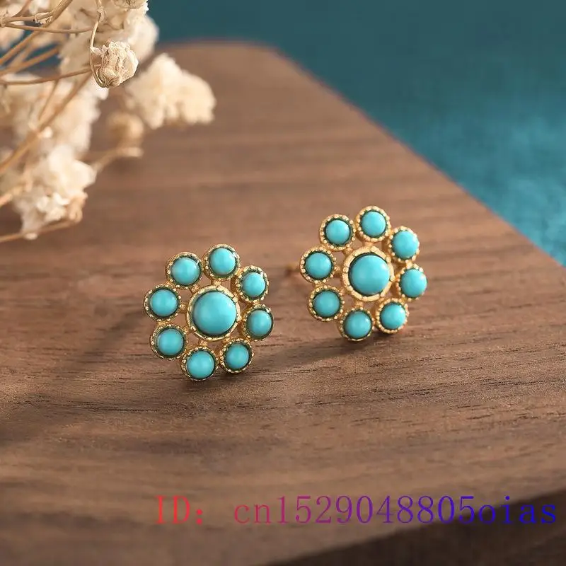 Kolczyki z turkusowego jadeitu – Women'S Ear Accessories recenzja i cena