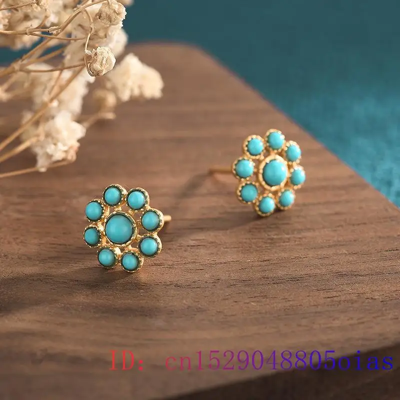 Kolczyki z turkusowego jadeitu – Women'S Ear Accessories recenzja i cena