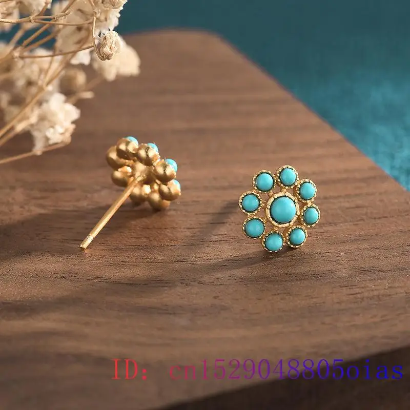 Kolczyki z turkusowego jadeitu – Women'S Ear Accessories recenzja i cena