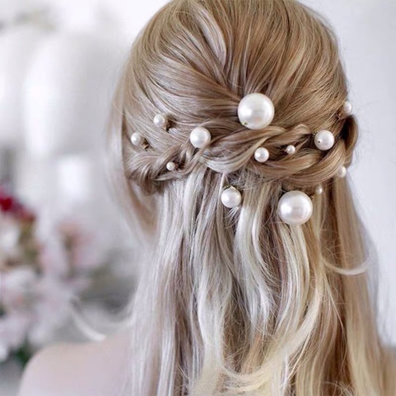 Modne spinki do włosów z imita – Pearl Hair Pin recenzja i cena
