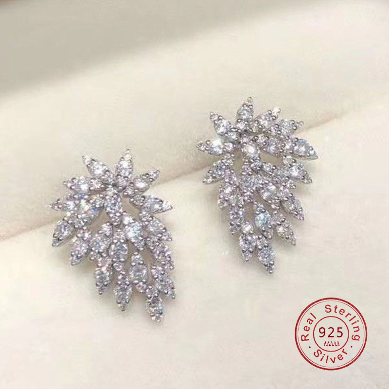 Rhinestone 925 srebro oświadcz – Statement Earrings Oversized recenzja i cena