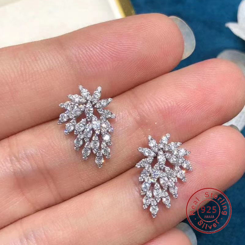 Rhinestone 925 srebro oświadcz – Statement Earrings Oversized recenzja i cena