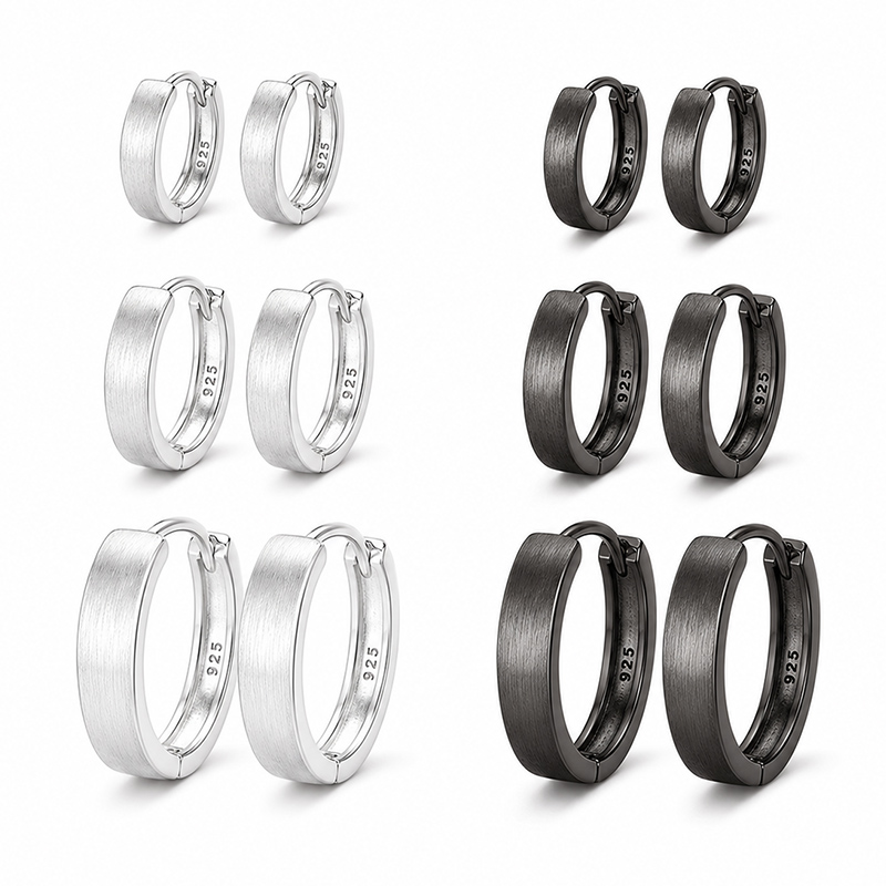 Kolczyki koła ze srebra próby  – Statement Earrings Oversized recenzja i cena