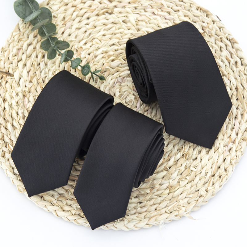Nowe klasyczne czarne krawaty  – Women Accessories Business recenzja i cena