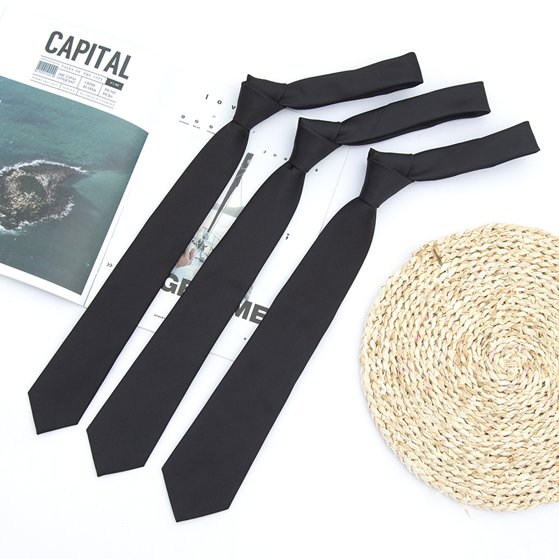 Nowe klasyczne czarne krawaty  – Women Accessories Business recenzja i cena
