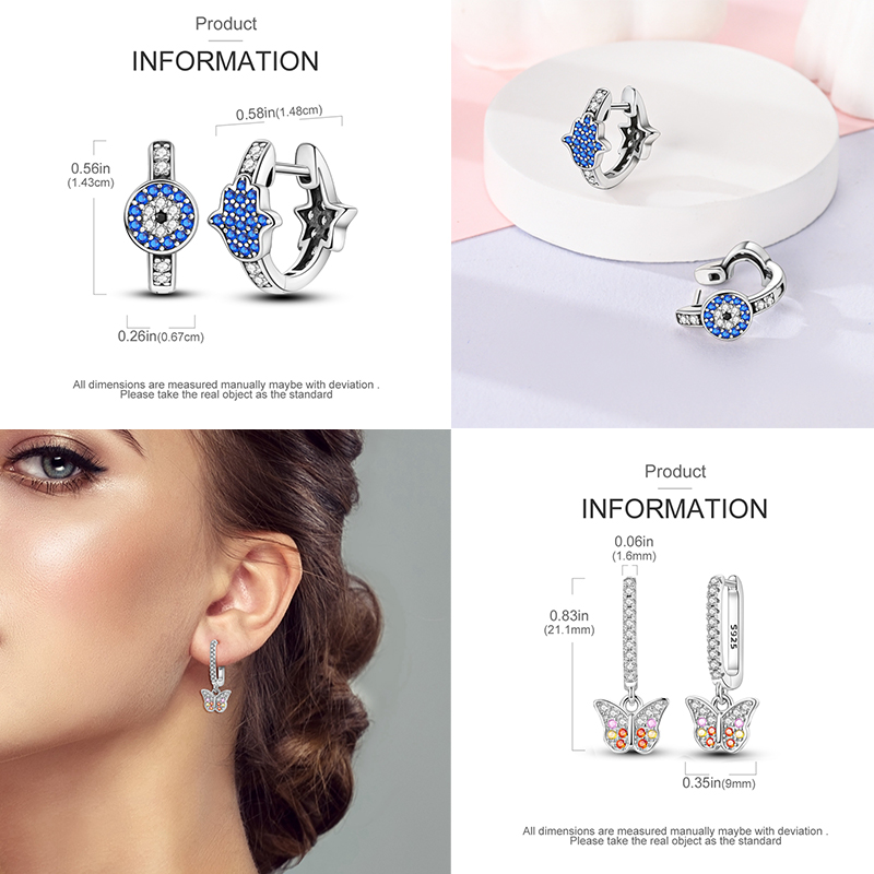 Kolczyki kółka z serii Blue St – Statement Earrings Oversized recenzja i cena