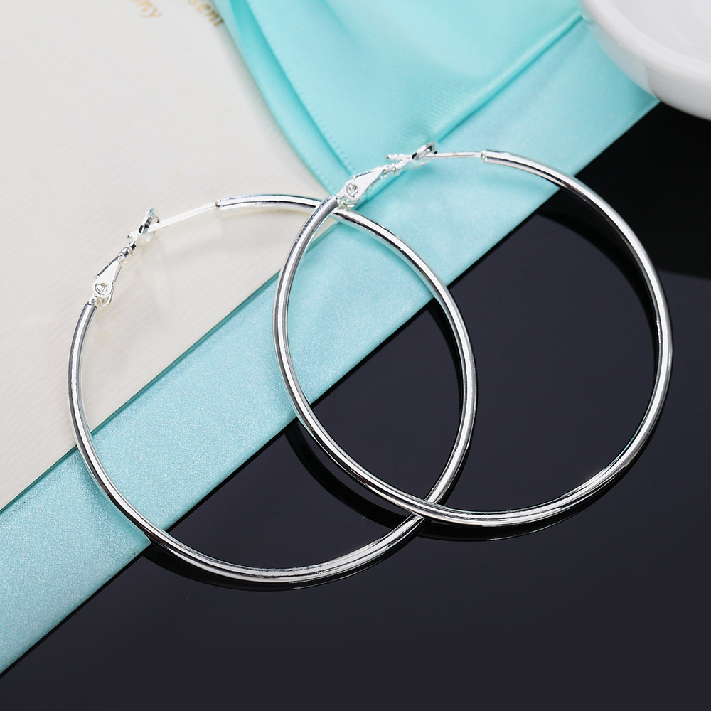 Duże okrągłe kolczyki koła ze  – Statement Earrings Oversized recenzja i cena