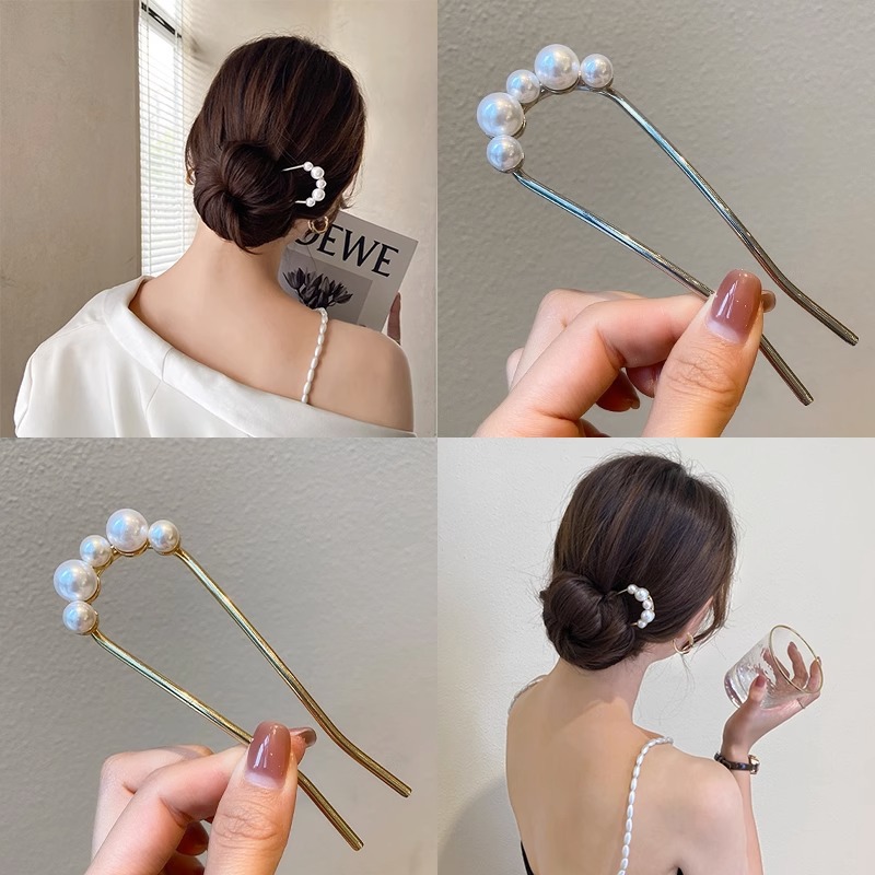 Nowa Metalowa Wsuwka do Włosów – Pearl Hair Pin recenzja i cena