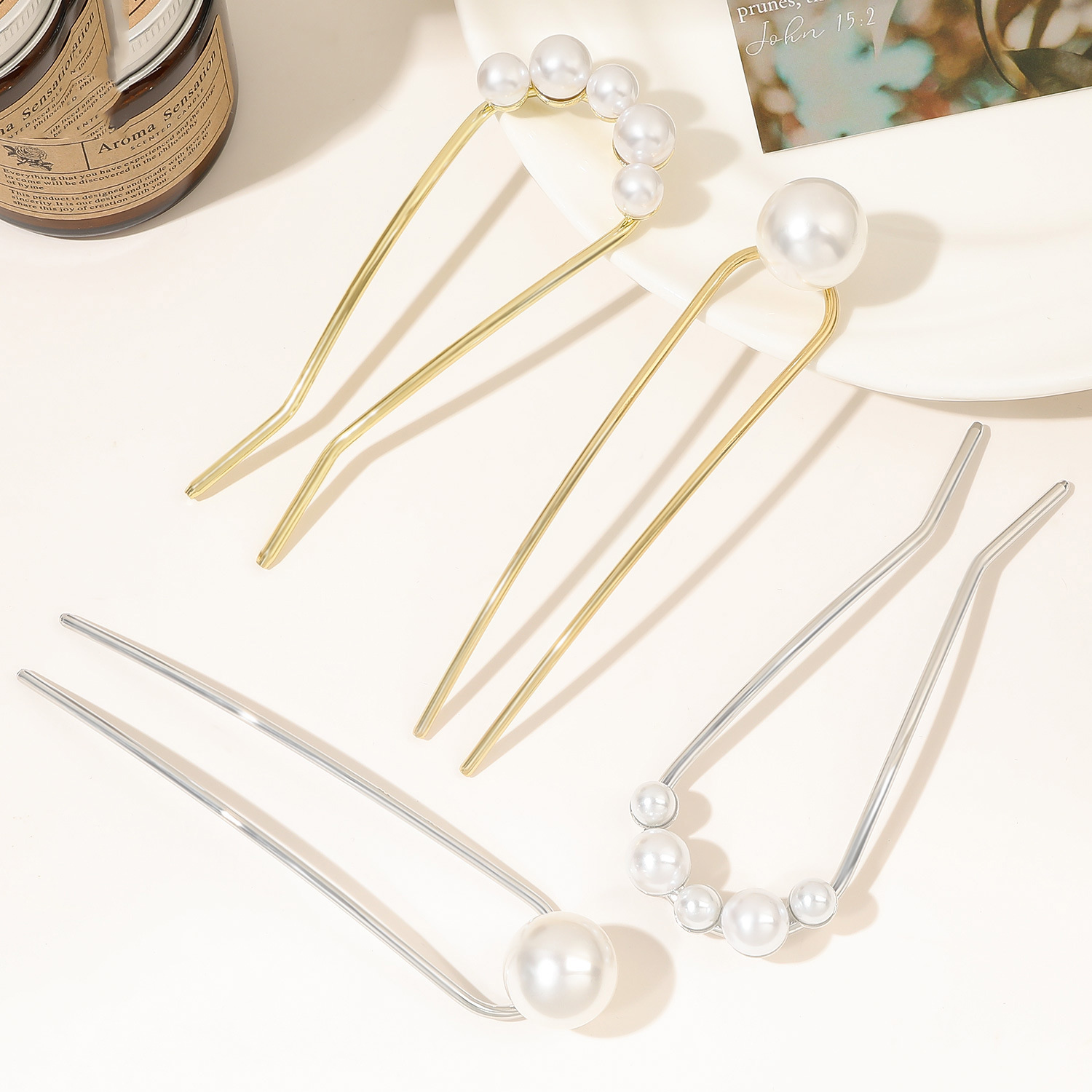 Nowa Metalowa Wsuwka do Włosów – Pearl Hair Pin recenzja i cena