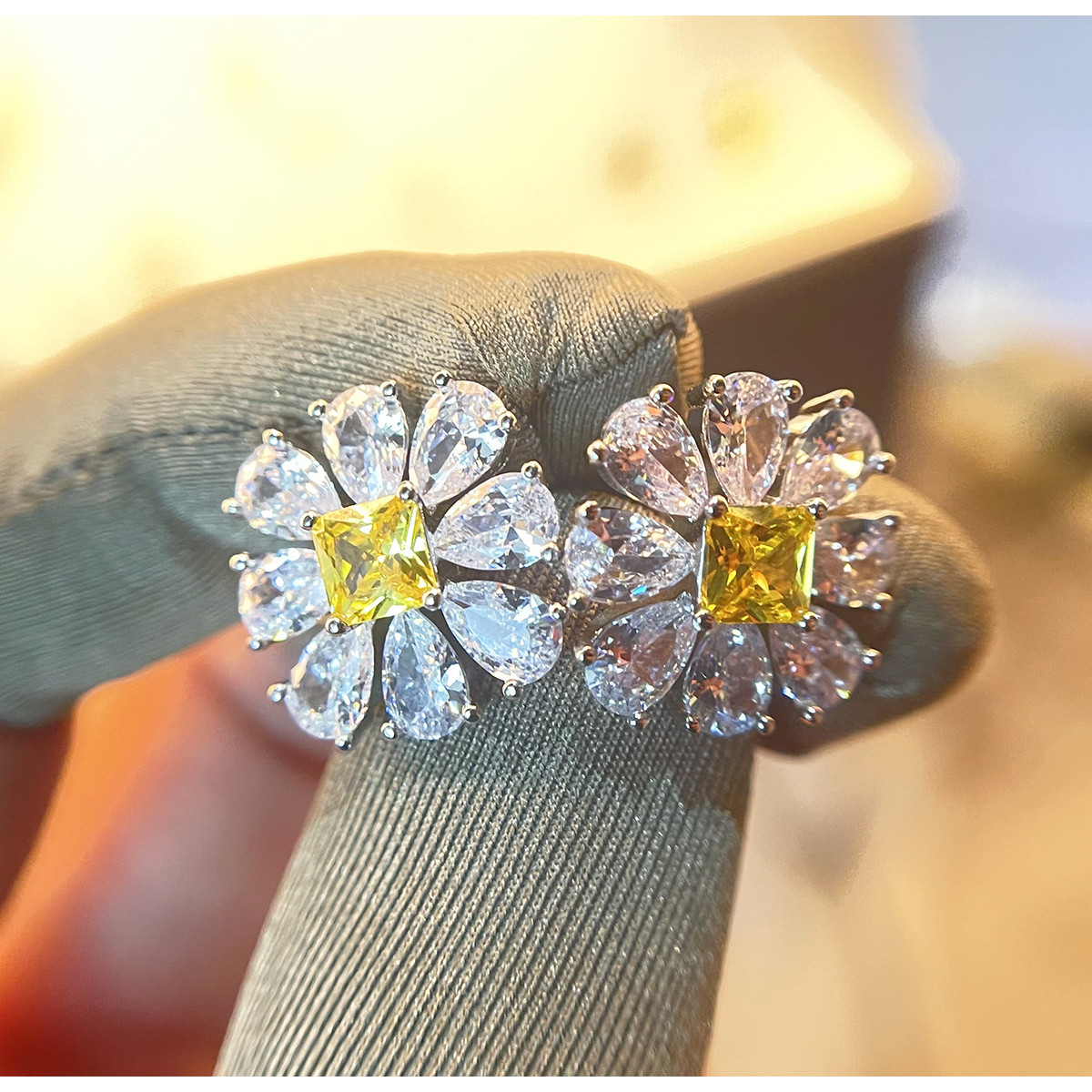 925 srebro duże kolczyki sztyf – Statement Earrings Oversized recenzja i cena