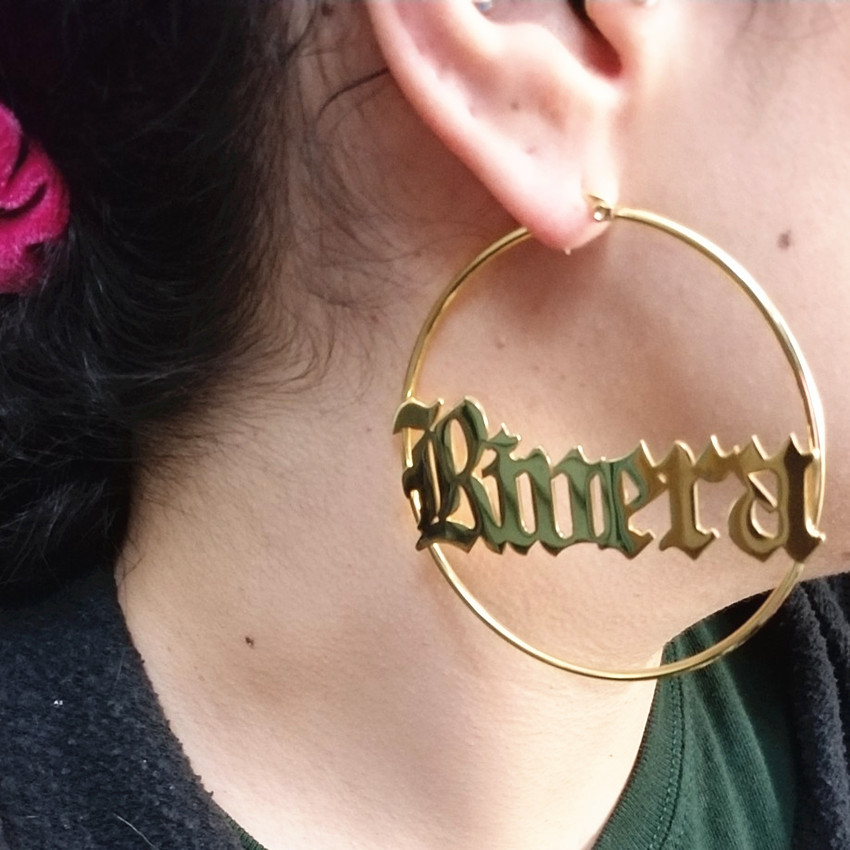 Spersonalizowane kobiety duże  – Statement Earrings Oversized recenzja i cena