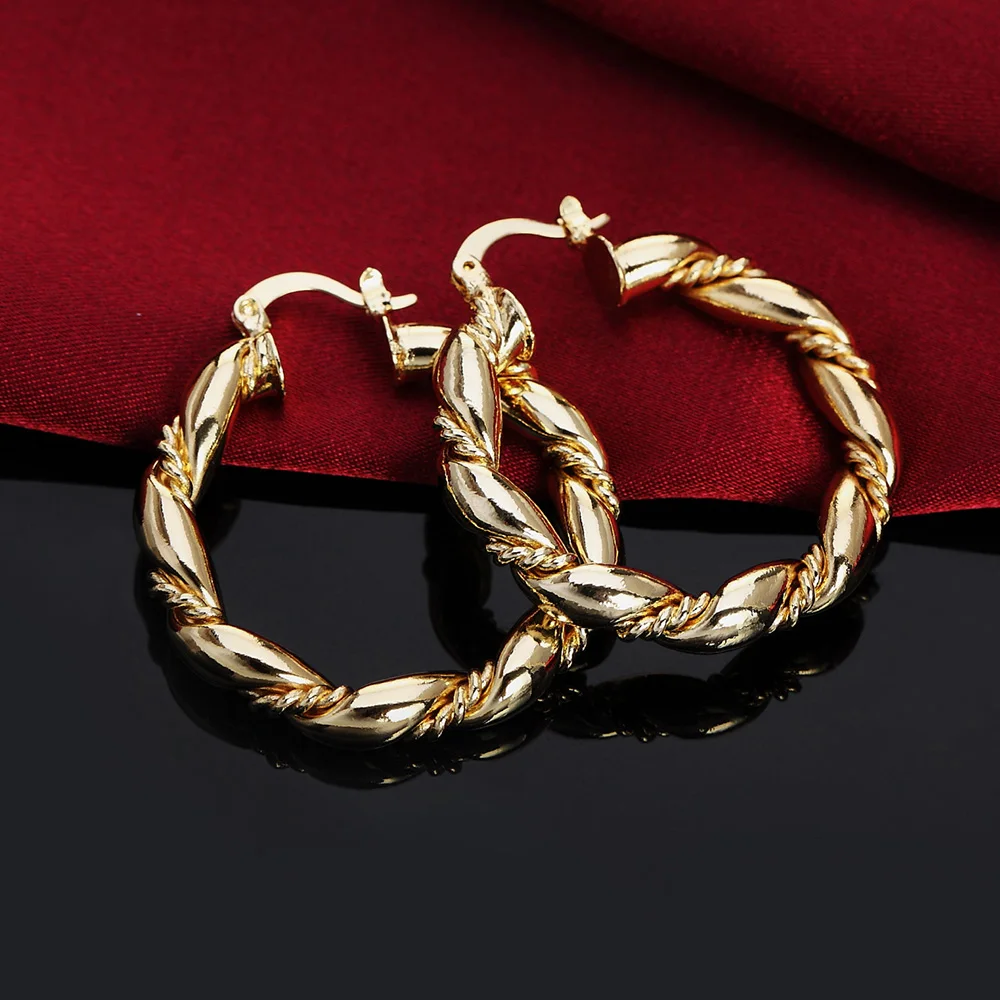 Gorące kolczyki koła z 18-kara – Statement Earrings Oversized recenzja i cena