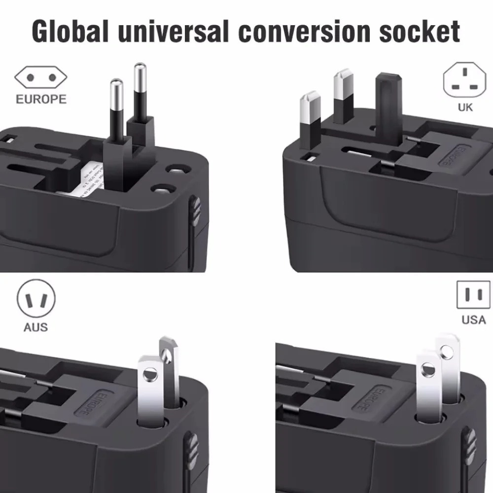 Uniwersalny adapter podróżny z – Women Accessories In Uk recenzja i cena