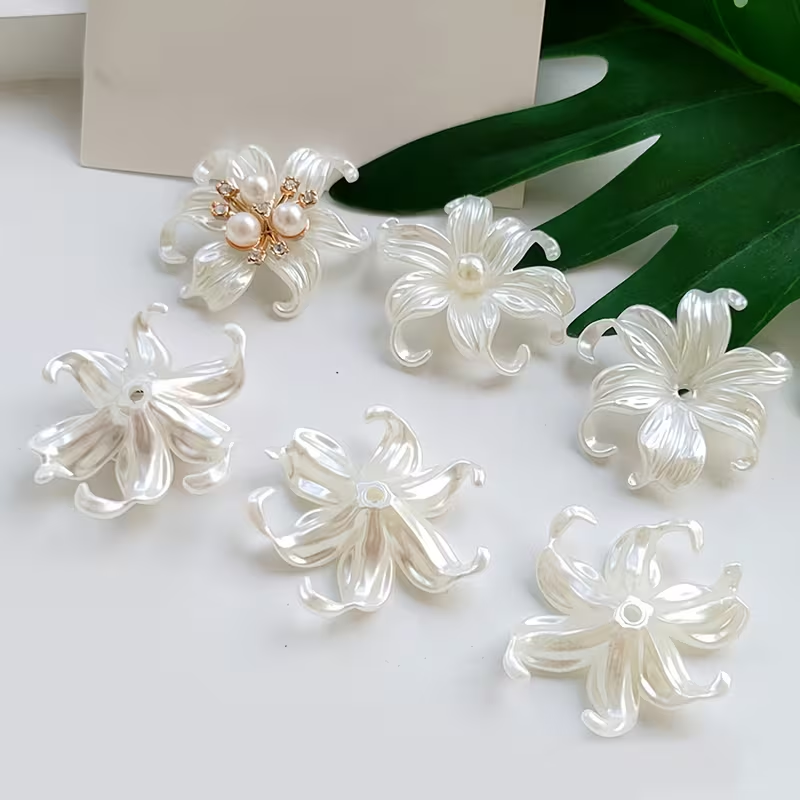 20 szt. Białe Duże Koraliki w  – Statement Earrings Oversized recenzja i cena
