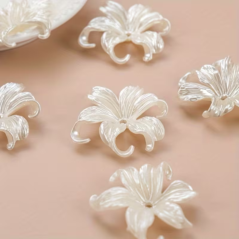 20 szt. Białe Duże Koraliki w  – Statement Earrings Oversized recenzja i cena