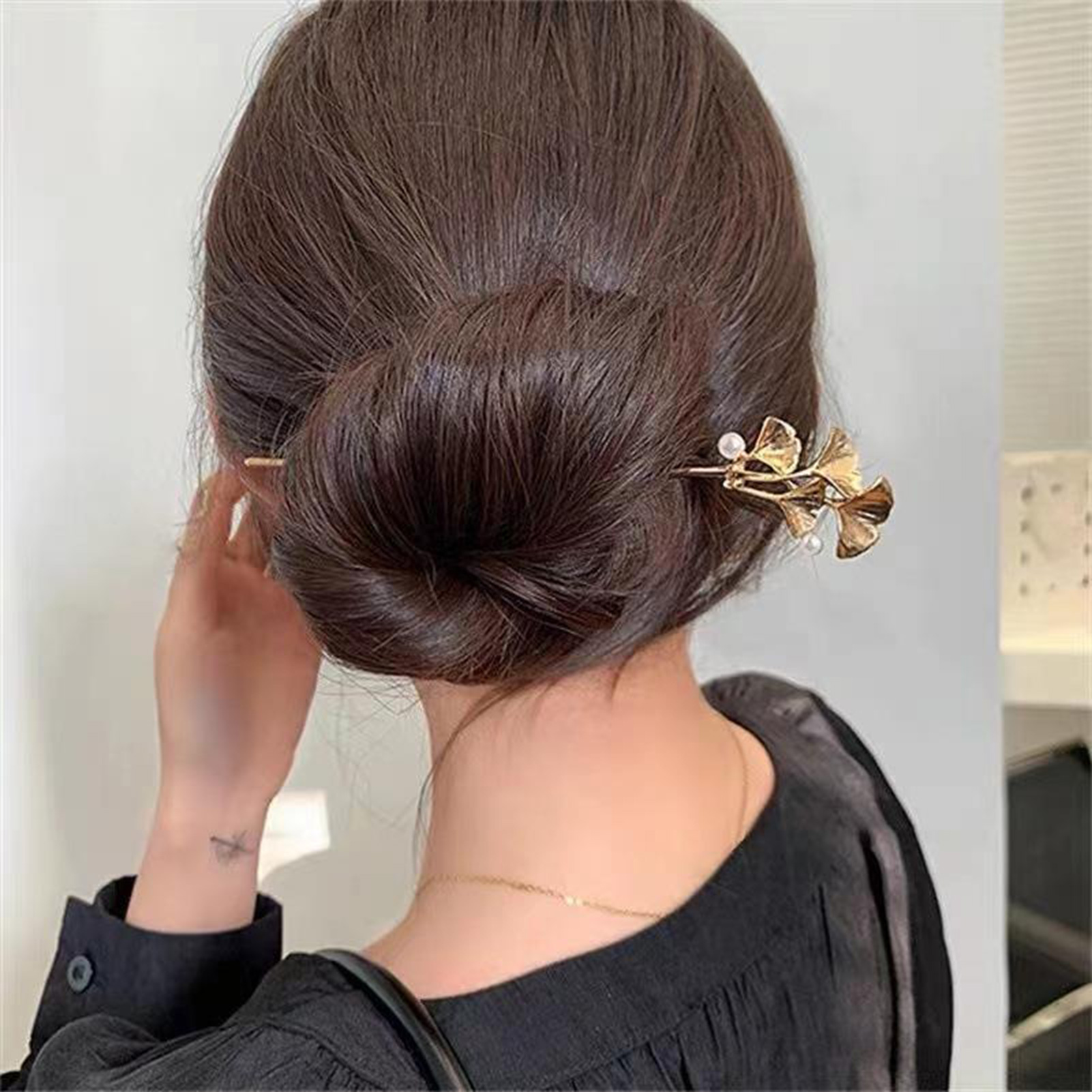 Szpilka do włosów z liściem mi – Pearl Hair Pin recenzja i cena