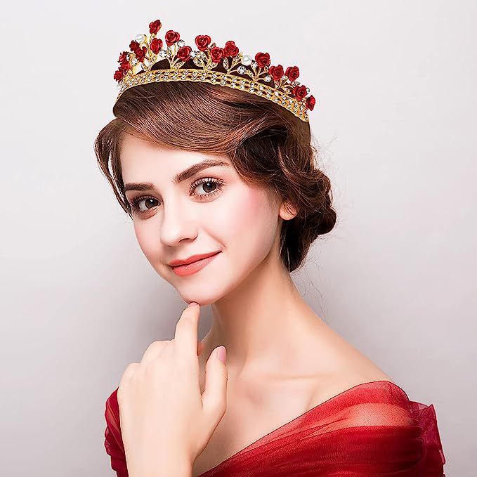 Barokowa ceramiczna korona ślu – Women'S Accessories And Jewelry recenzja i cena
