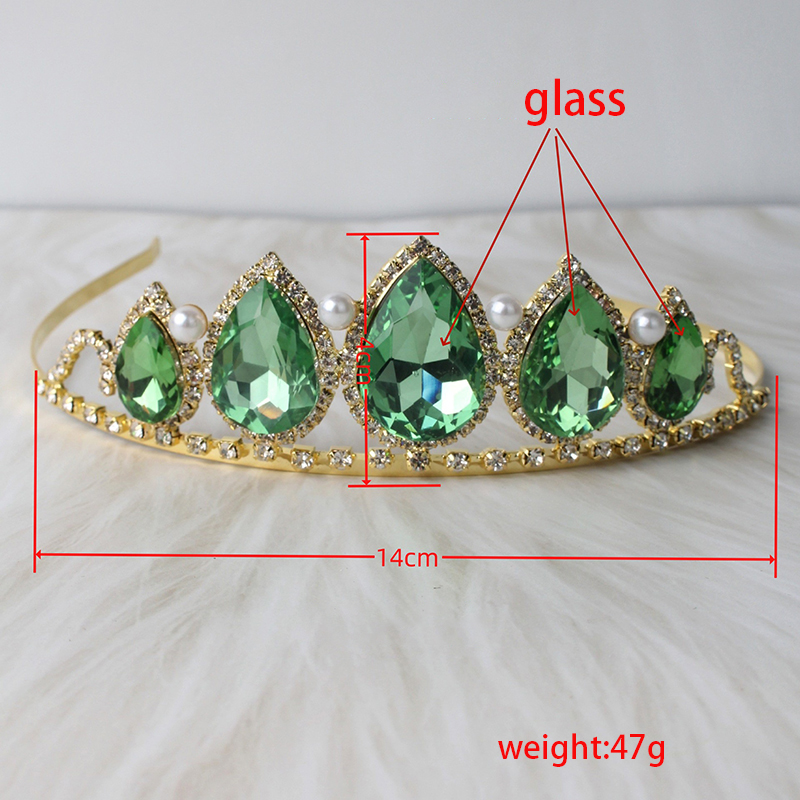 Zielona Korona z Kryształkami  – Women'S Accessories And Jewelry recenzja i cena
