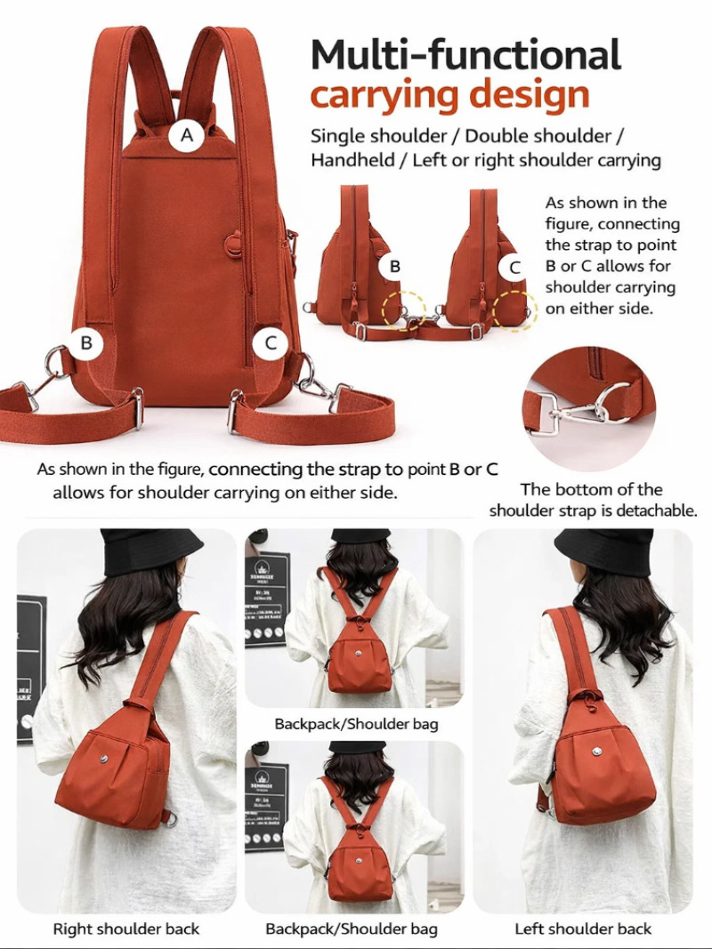 Damski lekki mini plecak, torb – Women Accessories Pouch recenzja i cena