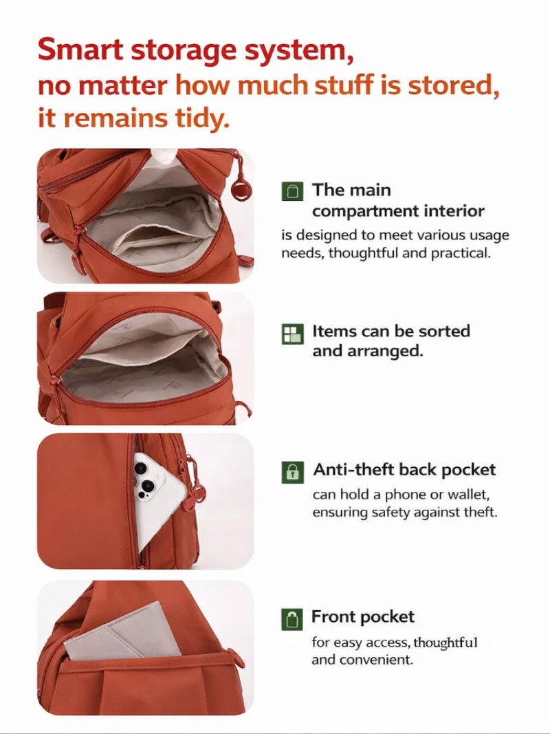 Damski lekki mini plecak, torb – Women Accessories Pouch recenzja i cena